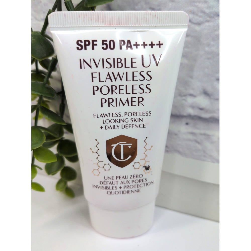 NEW🌿Charlotte Tilbury Invisible UV Flawless Poreless Primer SPF 50 Facial Daily